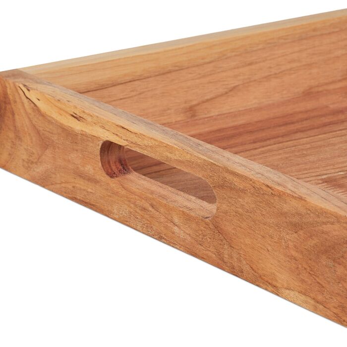 Сервірувальний піднос Relaxdays з горіхового дерева