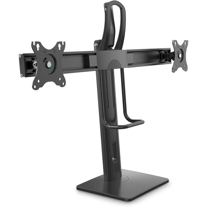Кріплення для монітора PureMounts® - регульоване, чорне, для 1 монітора (VESA 75x75 - 100x100)