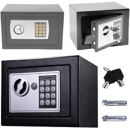 Сейф з ключем і цифровою клавіатурою, 4,6 л High Security Safe, водонепроникний, для дому/офісу/готелю