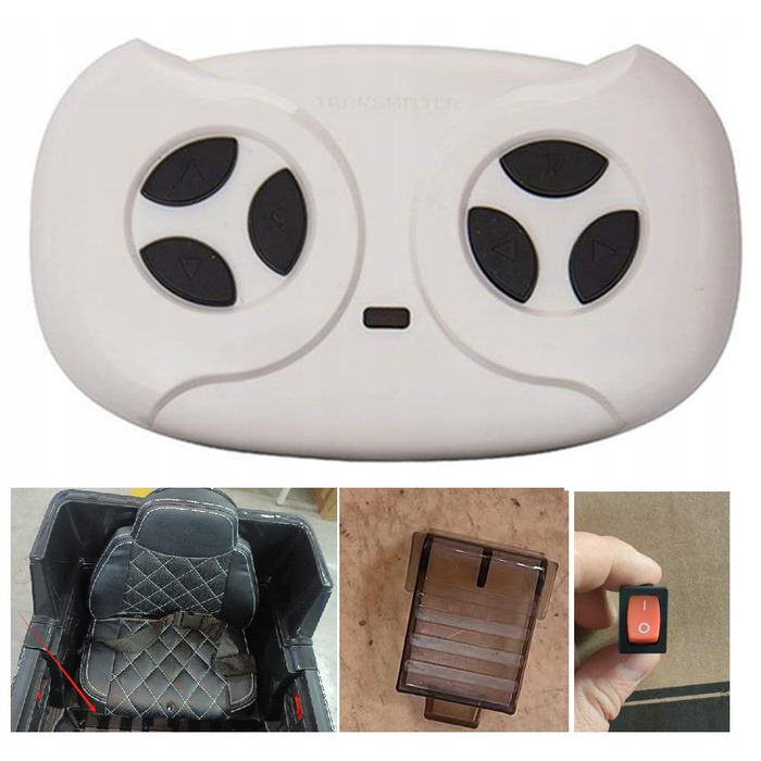 Дитячий електромобіль Mercedes GTR-S: м'які колеса EVA, шкіряне сидіння, пульт ДК, червоний