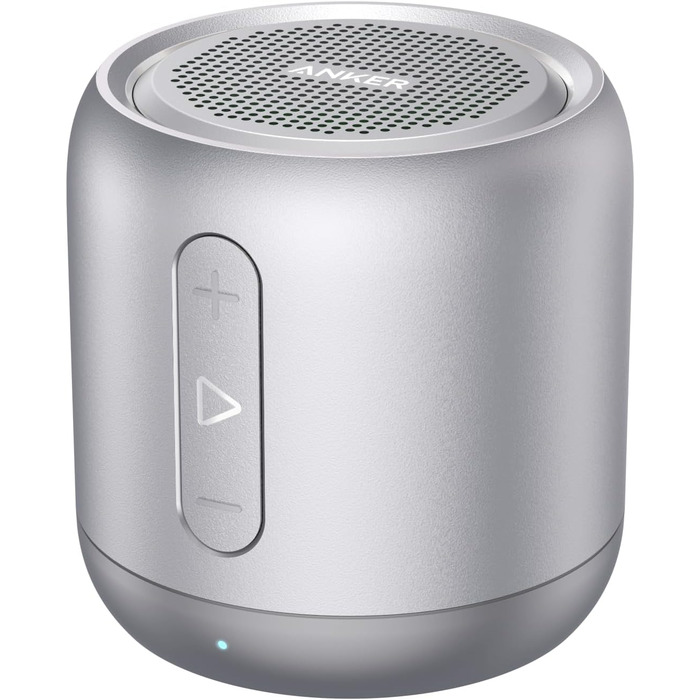 Портативна Bluetooth колонка Anker Soundcore Mini срібна: 15 годин роботи, FM радіо, потужний бас