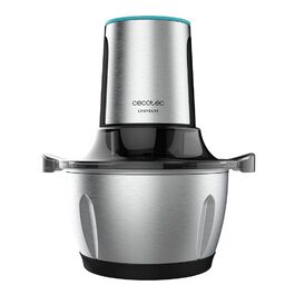 Подрібнювач Cecotec ChopBeat 2000S 500W зі скляною чашею 500г, 4 леза з нержавіючої сталі, 2 швидкості