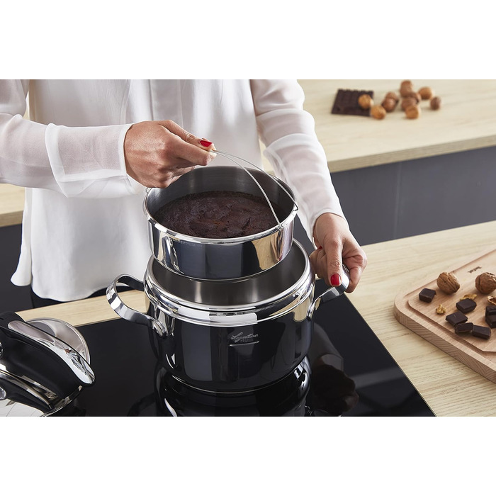 Аксесуари для сковороди-каструлі Lagostina: чаша 7 літрів, метал, срібна, діаметр 22 см