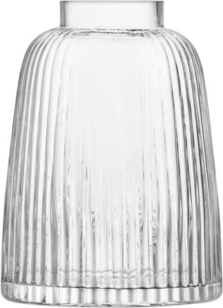 Ваза LSA Pleat, скляна, висота 26 см