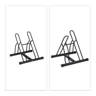 Підставка для велосипедів Relaxdays на 2 велосипеда