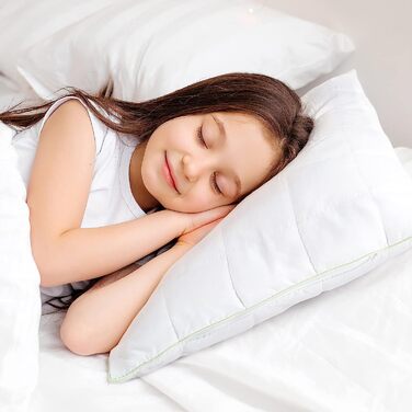 Дитяча подушка Vitapur Little Prince (комплект з 2 предметів) 40x60 для дітей від 1 року і старше-М'яка, здорова, Гіпоалергенна подушка для дітей в будь-якому положенні для сну-сертифікована OEKOTEX100 (2 шт.)