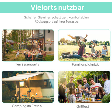 Павільйон з розкладним дахом, стійкий до погодних умов, 3 x 2,5 м, кремово-білий