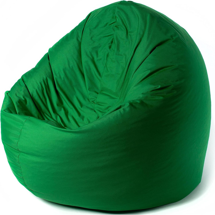 Модель кокона 2в1 XXL Beanbag для дорослих і дітей - Крісло-мішок для читання, ігор, відпочинку, відпочинку, геймерського крісла - пуф з полістирольним наповнювачем - Подушка для підлоги - темно-зелений