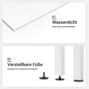 Компактний письмовий стіл Claiks з 3 ящиками, 100x60 см. Комп'ютерний стіл з розетками та USB-портами для дому та офісу