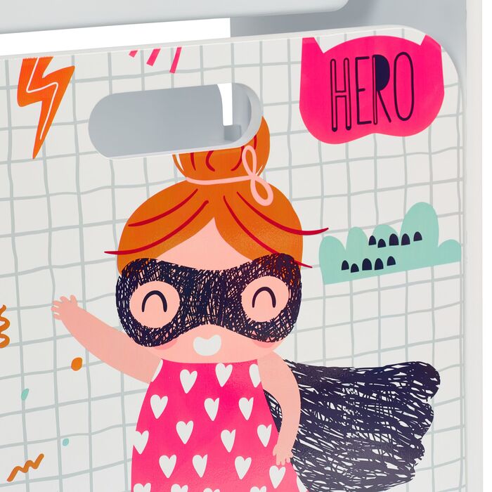 Поличка для дитячих речей Relaxdays з героєм мультфільму