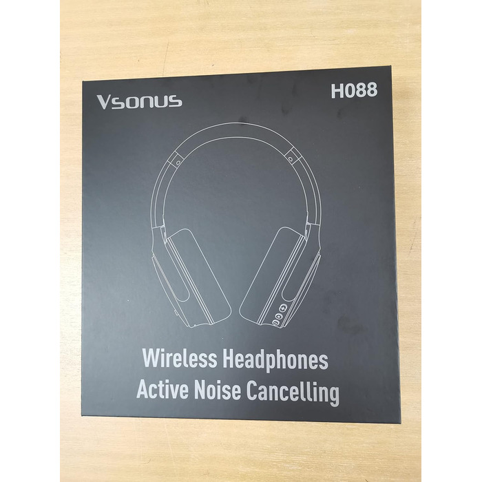 Навушники-вкладиші Vsonus H88 Bluetooth з шумозаглушенням, час відтворення 40 годин, HiFi баси, складні, зручні