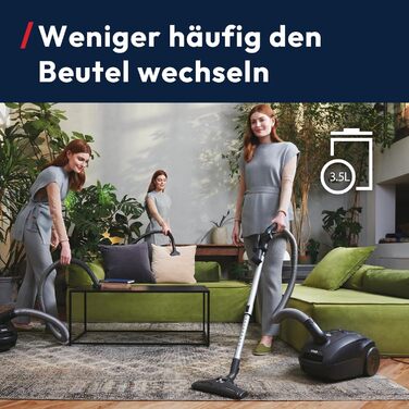 Пылесос Hoover HE2 Kompakter: Мощний пилосос з мішком для твердих підлог та килимів, фільтр EPA, 3,5 л контейнер для пилу, аксесуари, 850 Вт, радіус дії 10 м [HE2Z10A]