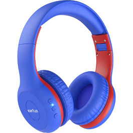 Дитячі навушники EarFun Bluetooth, 85/94 дБ, звук HiFi, HD-мікрофон, 40 годин автономної роботи, складні, темно-синій