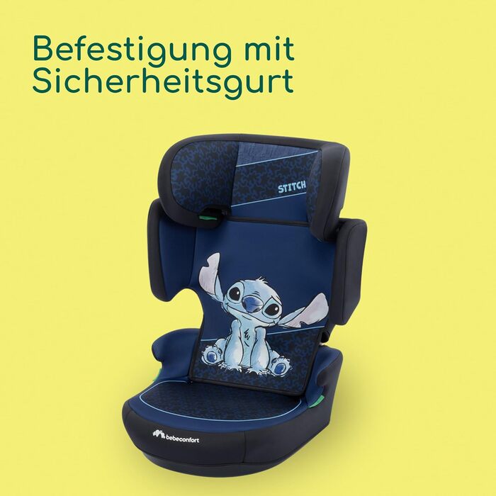 Автокрісло Bebeconfort RoadSafe i-Size для дітей 3,5-12 років (100-150 см), регульоване, легке, з ременями безпеки, 14 положень підголівника, з м'яким сидінням