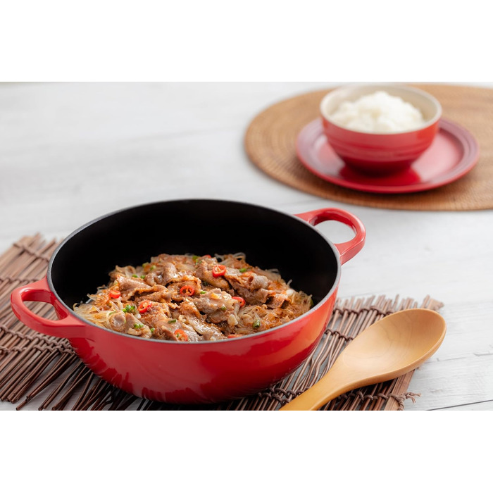 Набір посуду Balti Dish Le Creuset з чавуну, 2.7 л, 24 см, червоний (20142240900460)