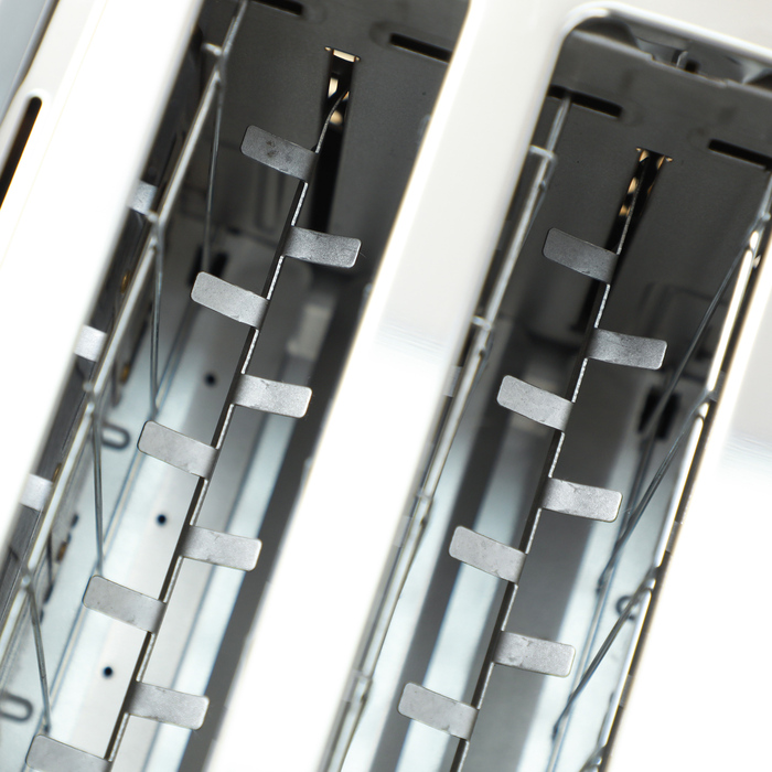 Набір тостера та чайника 2-в-1, 7 рівнів підсмажування, функція розморожування та підігріву, сірий