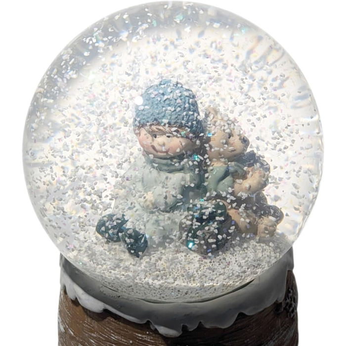 Сніжковий куля Com-Four® – святкова прикраса з блискучим снігопадом! [Асортимент варіюється]