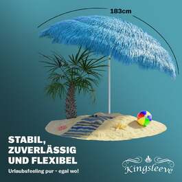 Парасолька Hawaii Blue Ø160см Захист від ультрафіолету 30+