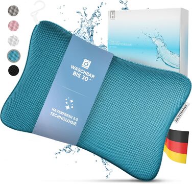 Преміум подушка для ванни XXL рожева | Додаткова підтримка для шиї та плечей | Швидковисихаюча, пральна подушка для ванни з 4 великими присосками | Подушка для ванни рожева (маленька, блакитна)