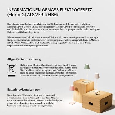 SIGOR Nuindie: LED-лампа на акумуляторі, диммування, для дому та вулиці, IP54, 38 см, 12 годин роботи, сніжно-білий