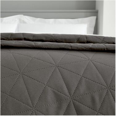 Покривало Gaveno Cavailia Premium, просте в догляді, розкішне, покривало для великих диванів-ліжок, антрацит, квадратне, двоспальне (150x200см), поліестер
