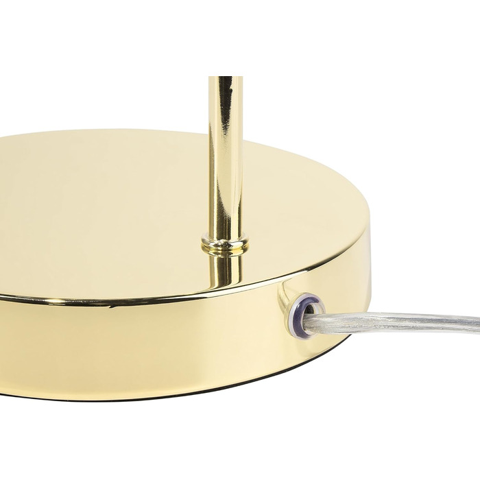 Стійла лампа Beliani Savena в індустріальному стилі з абажуром у вигляді лампочки, золота