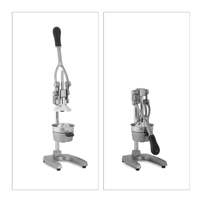 Преміальний ручний прес для соку Relaxdays з важелем