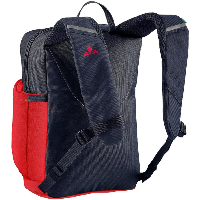 Дитячий рюкзак VAUDE Minnie для хлопчиків і дівчаток, зручний туристичний рюкзак для дітей, стійкий до погодних умов шкільний рюкзак з великою кількістю місця для зберігання та світловідбиваючими елементами One size Mars Red