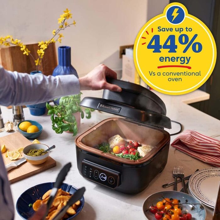 Фритюрниця Russell Hobbs SatisFry XL 5.5л з Rapid Air: гриль, мультиварка, повільне приготування, випікання