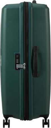 Валіза American Tourister Aerostep Spinner L, розширювана, 77 см, 101.5/109 л, зелена (Dark Forest)