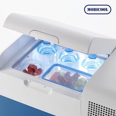 Термоконтейнер MOBICOOL MCF40 Kompressor: 38 літрів, 12/24/230V, для авто, вантажівки, човна, кемпера та розетки