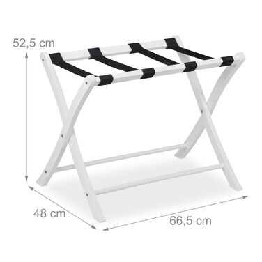 Підставка для валізи клапана, дерево Relaxdays