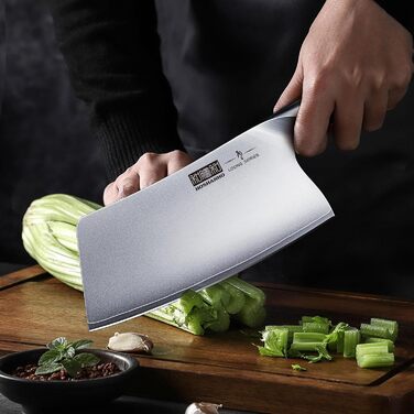 Набір кухонних ножів HOSHANHO: професійний шеф-ніж, ніж для нарізки, з нержавіючої сталі, 18 см, ергономічна ручка, подарункова коробка