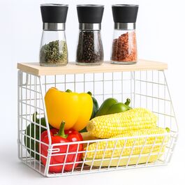 Підвісна полиця Relaxdays для зберігання фруктів та овочів