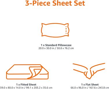 Трикотаж Domopolis Basics 4 шт., для двоспальних ліжок однотонний (небесно-блакитний, Twin XL, комплект постільної білизни)
