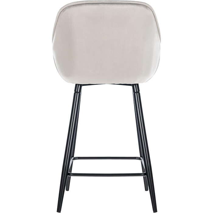 Барні крісла Gibson (2 шт) - м'які, з підніжкою, рожевого кольору, оксамиту, сірого кольору