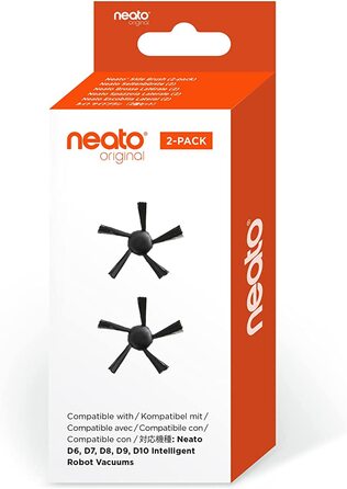 Бічні щітки Neato Robotics (2 упаковки) бічні щітки Neato, 2 шт., чорні