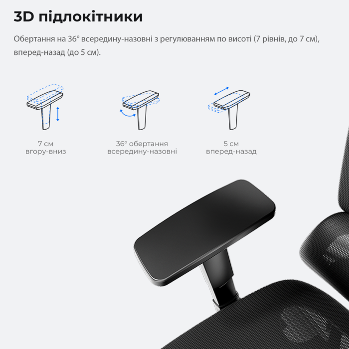 Крісло ігрове Anda Seat X-Air Mega Size XL Mesh Space Black