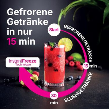 Машина для приготування сляшів, коктейлів та молочних коктейлів Seeger SuperSlush 2L 7-в-1