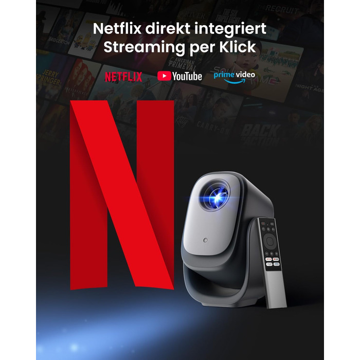 Dangbei N2 mini Smart проєктор: 1080P Full HD, Wi-Fi, Bluetooth, Dolby Sound, Автофокус, для домашнього кінотеатру