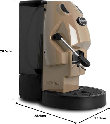 Кавомашина Didiesse Baby Frog Pad – компактна модель з резервуаром 1,5 л, 44 мм, з функцією Standby (білий)