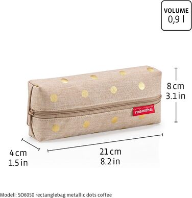 Набір Reisenthel Beautycase: косметичка та сумка-органайзер (Metallic Dots Coffee)