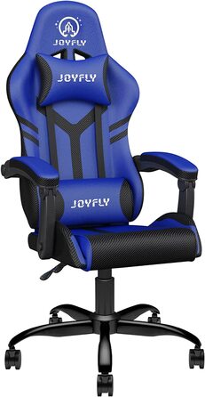 Ігрове крісло joyfly чорно-синє