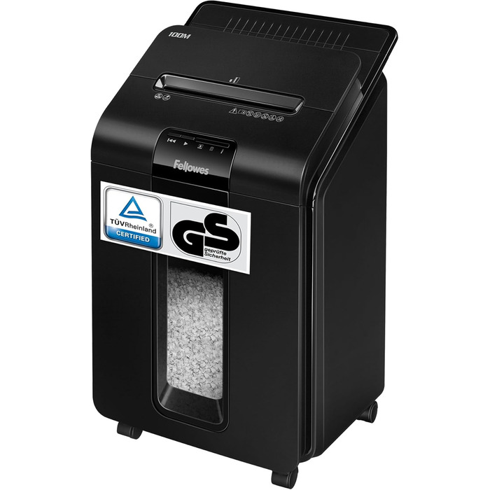Fellowes Autofeed Aktenvernichter AutoMax 90M: Шредер для паперу з автоподачею, MiniCut (P4), 90 аркушів за 5 хвилин, 17 літрів