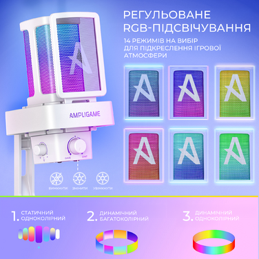 USB мікрофон Fifine Q8PRO White