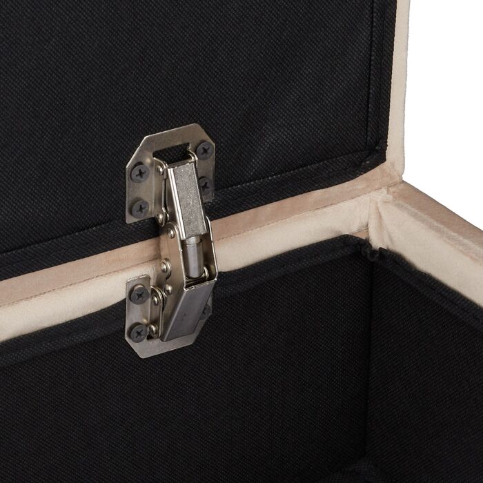 Relaxdays М'який пуф з місцем для зберігання