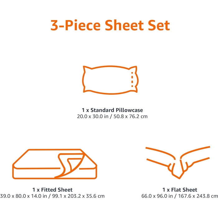 Трикотаж Domopolis Basics 4 шт., для двоспальних ліжок однотонний (небесно-блакитний, Twin XL, комплект постільної білизни)