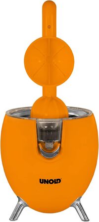 СОКОВИЖИМАЛКА для цитрусових Power Juicy для великих і дрібних цитрусових, двигун 300 Вт для ідеального виходу соку, з носиком для зупинки соку, повністю розбирається і його можна мити в посудомийній машині (помаранчевий), 78132