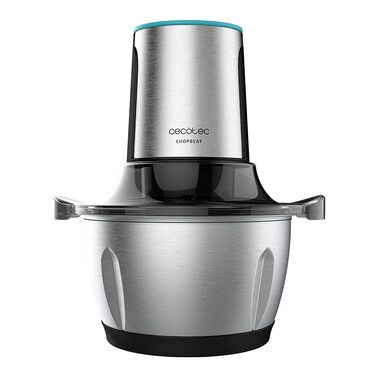 Подрібнювач Cecotec ChopBeat 2000S 500W зі скляною чашею 500г, 4 леза з нержавіючої сталі, 2 швидкості