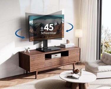Підставка для телевізора FITUEYES, поворотна, для 19-42'' LCD/LED/OLED/Plasma, плоских і вигнутих, до 45 кг, регулювання висоти, VESA 200x200